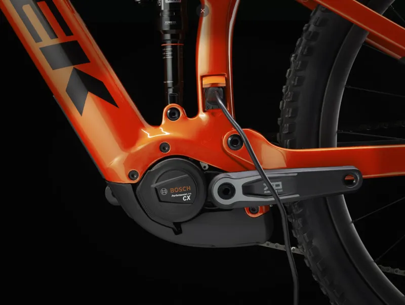 Trek Rail 9.9 X0 AXS Full Suspension Electric Mountain Bike 2024 in Lava-3